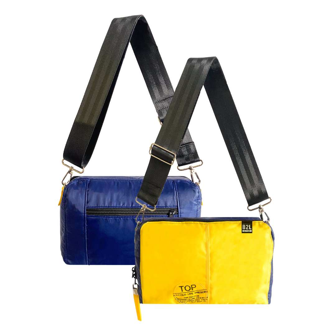 Follow Me Bag Navy Blau - Umhängetasche
