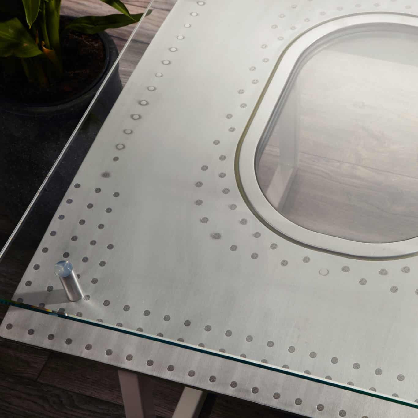 Jfk – Bordwand Duo Silber Matt Brushed Scaled