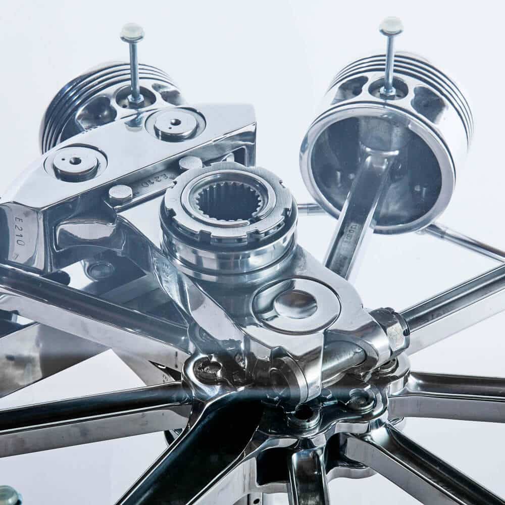 Skypak Coffee Table Star Crankshaft From Star Engine