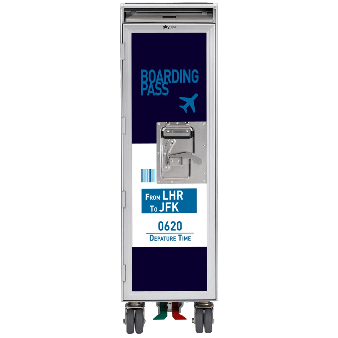 Skypak Boarding Pass - Flugzeugtrolley