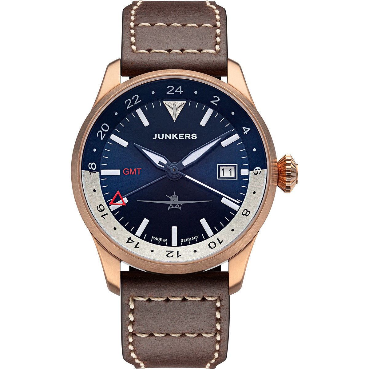 Junkers Flieger GMT Automatik Blau