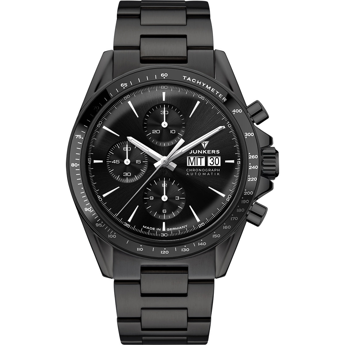 Junkers JUMO Limited Edition Schwarz mit Metallarmband