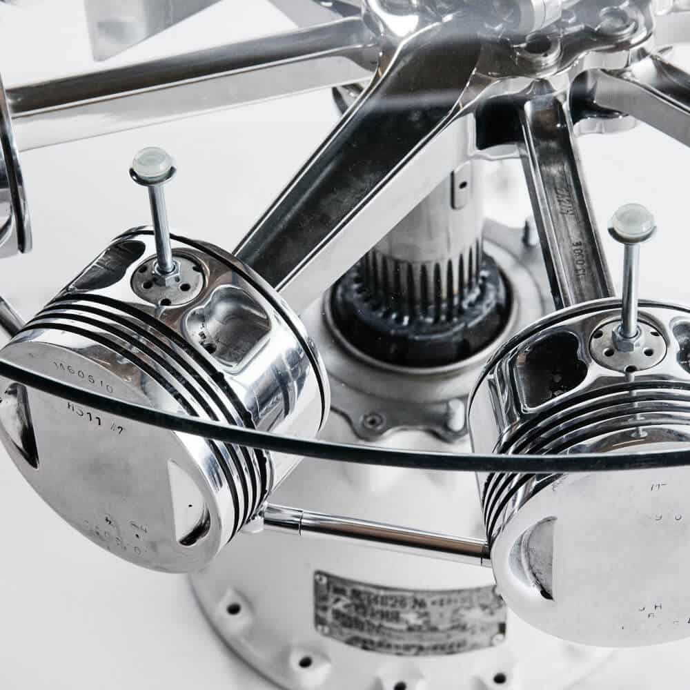 Skypak Coffee Table Star Crankshaft From Star Engine