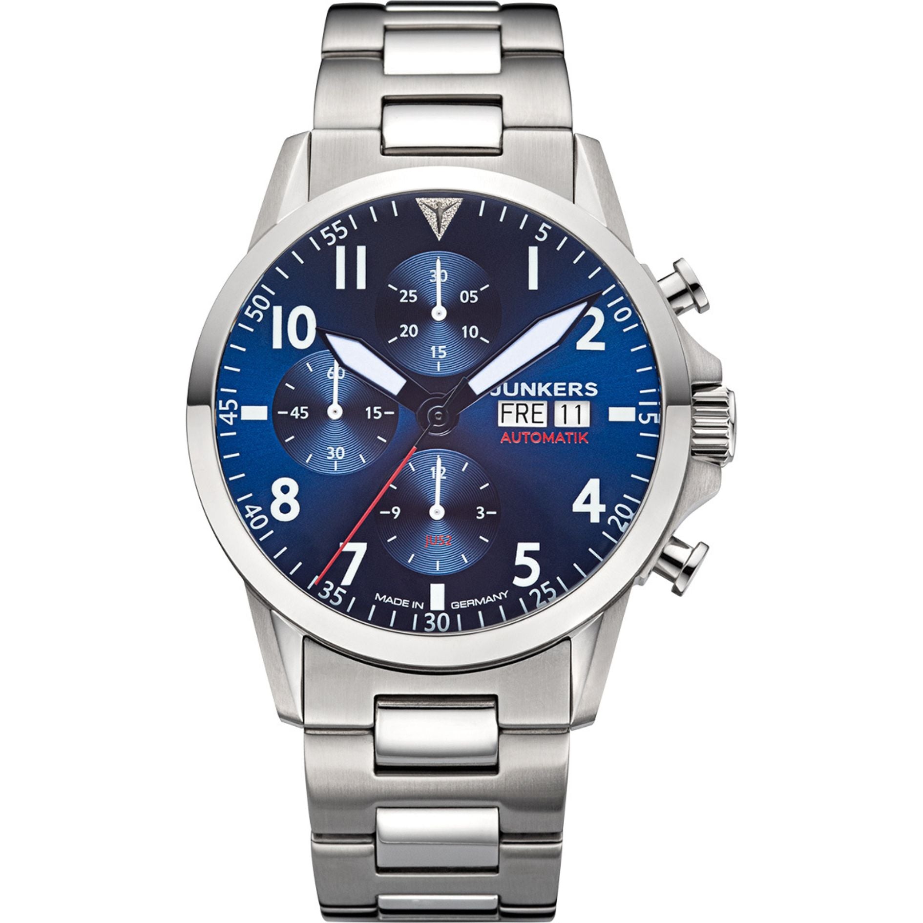 JU 52 Aviator Chronograph Blau M