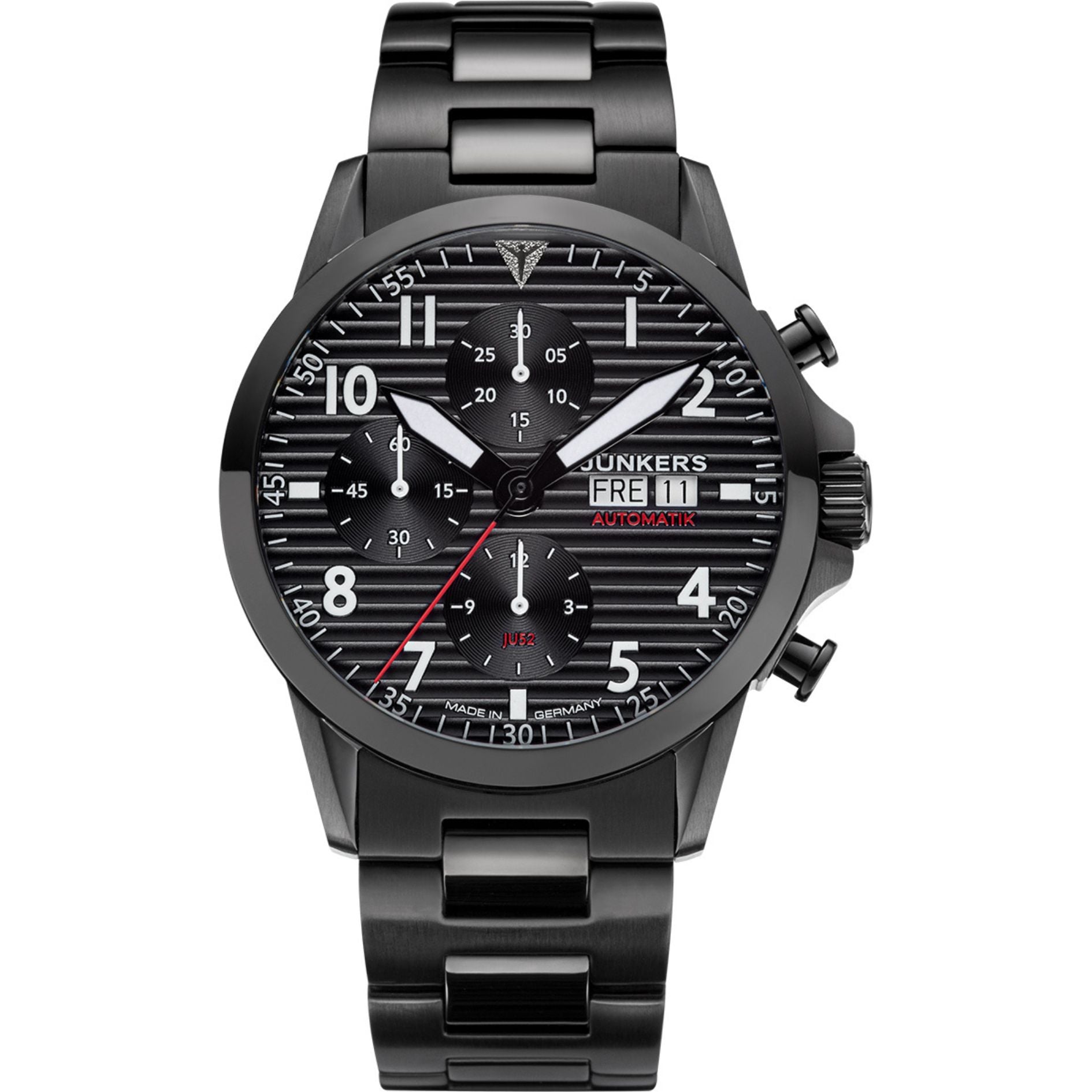 JU 52 Aviator Chronograph Schwarz M