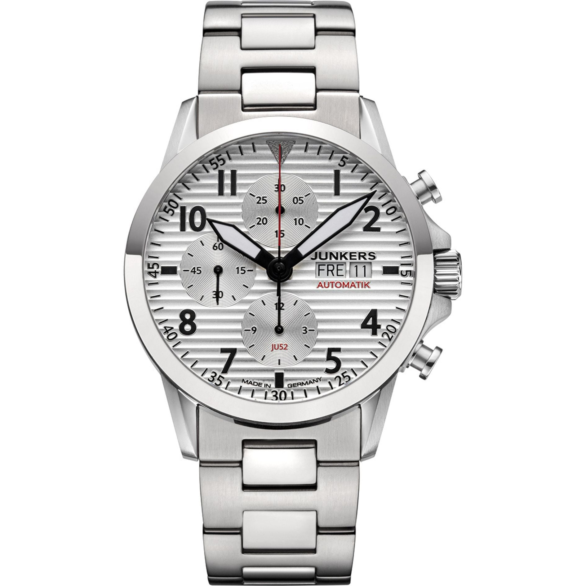 JU 52 Aviator Chronograph Silber M
