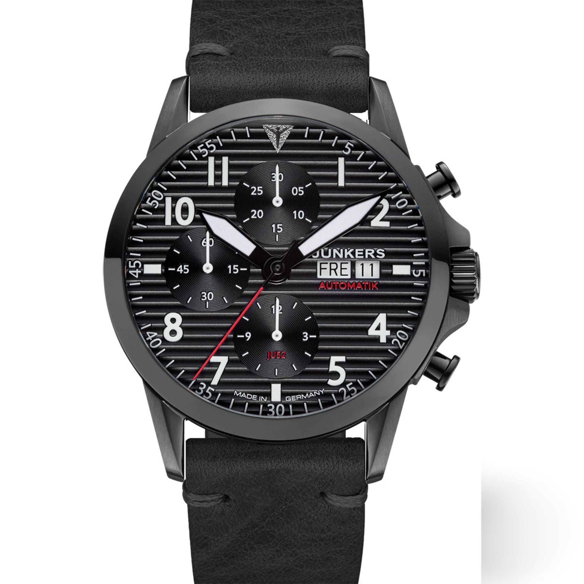 JU 52 Aviator Chronograph Schwarz