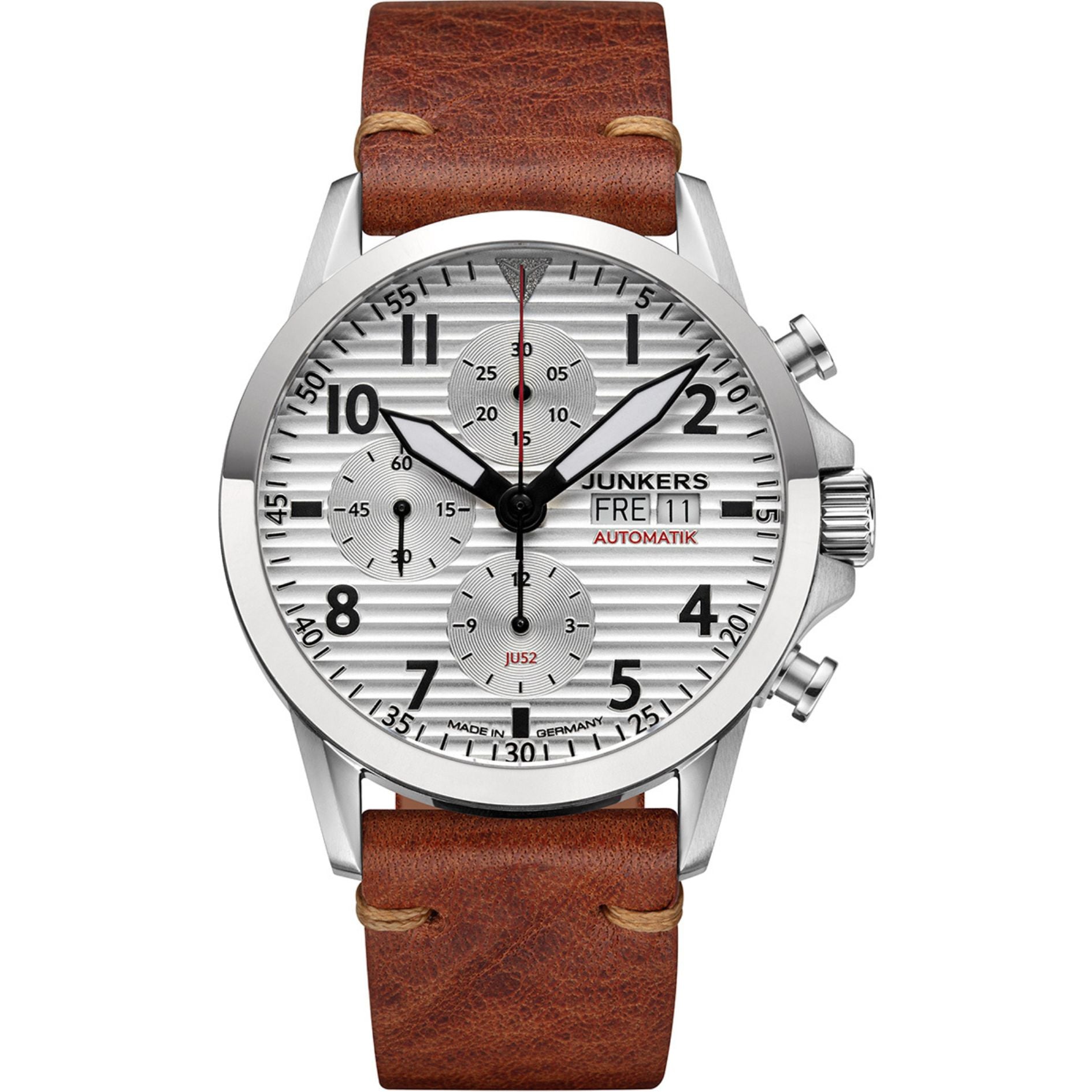 JU 52 Aviator Chronograph Silber