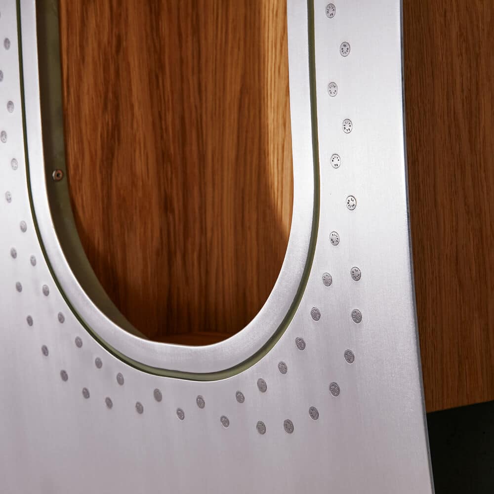 Skypak Wallbar Trio X Silver Matt Window Segment